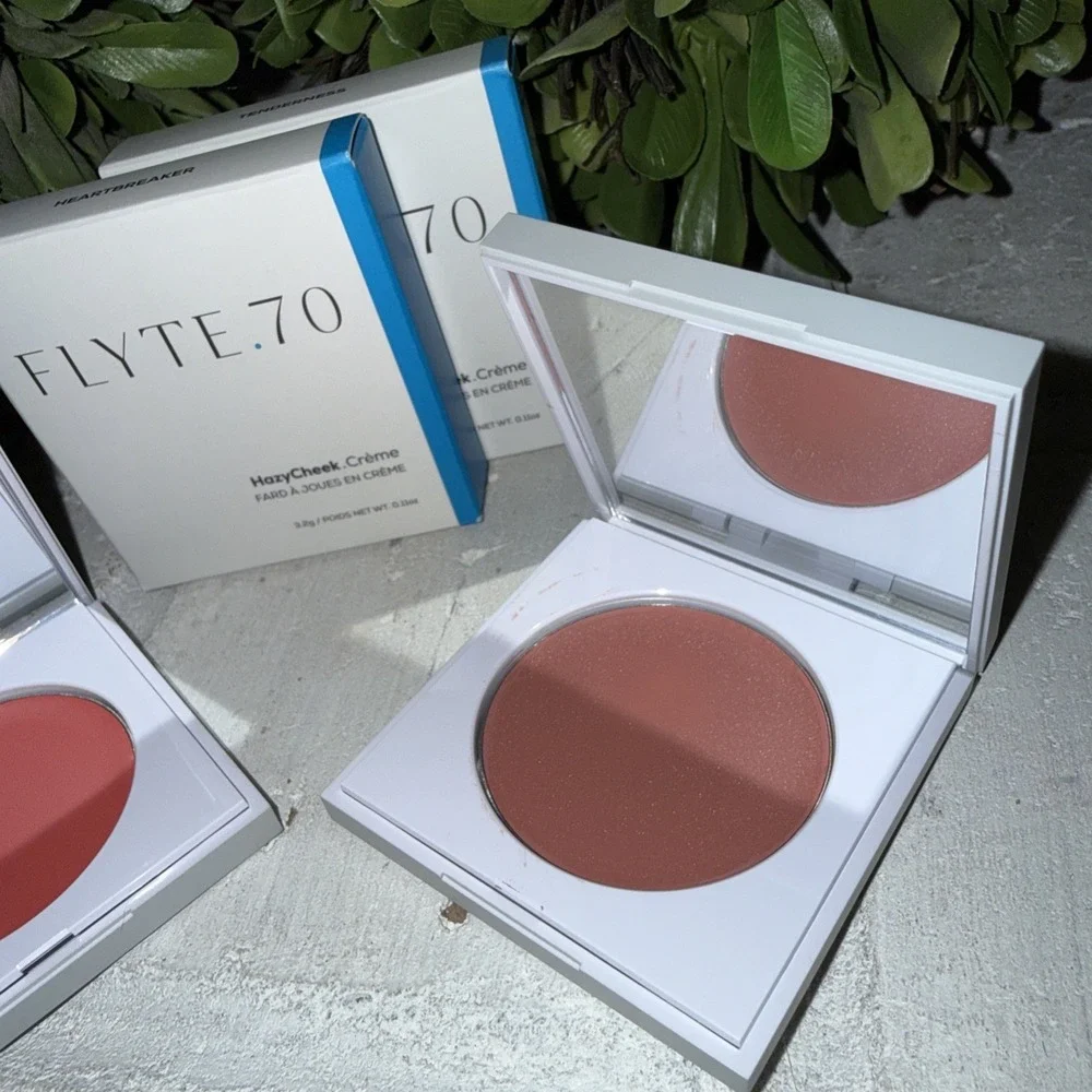 FLYTE.70 ~ HAZY CHEEK CREME ~ TENDERNESS‎ AND HEARTBREAKER~ 0.11 OZ ~ Set Of 2!